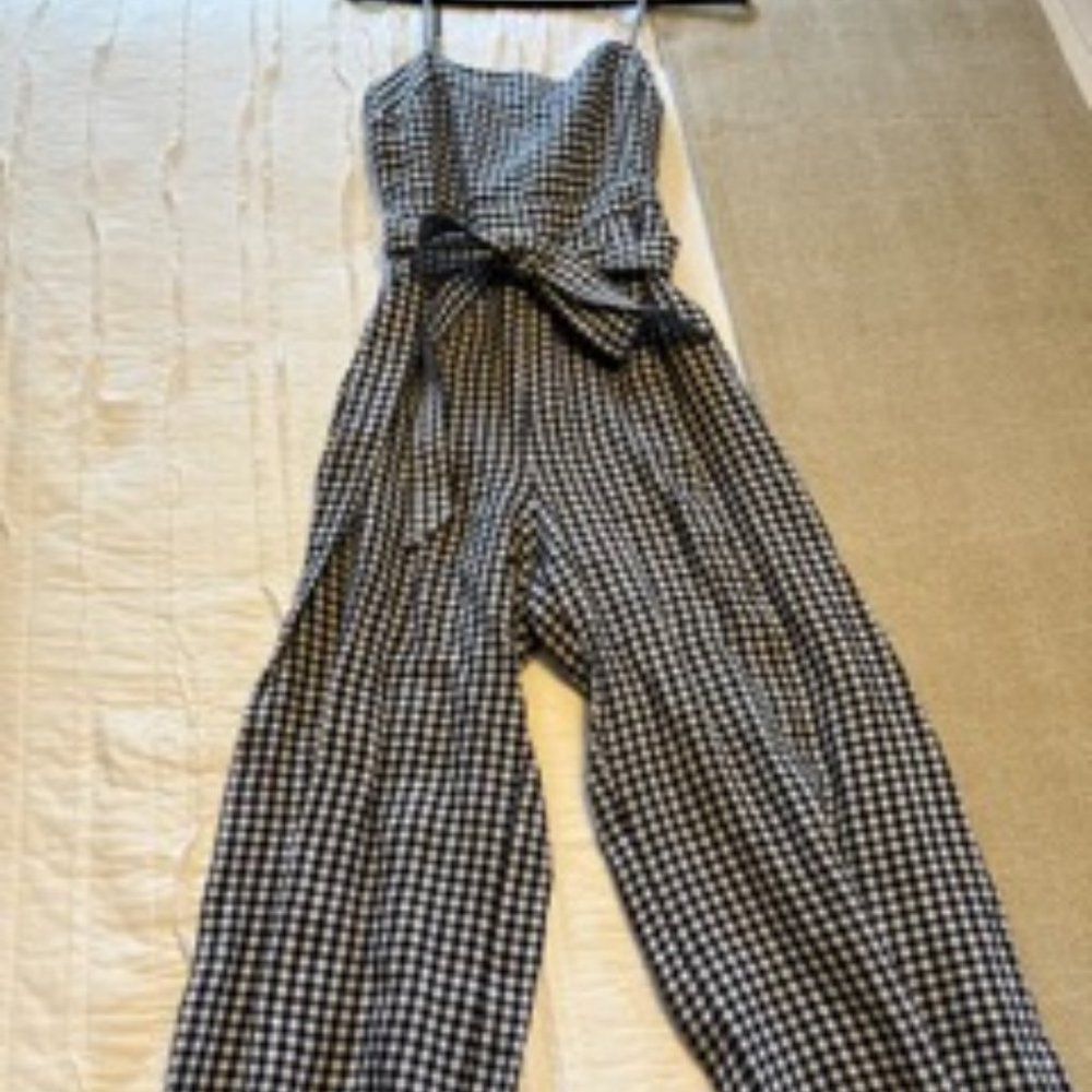 J. Crew Romper Black & White Checkered - Size 8
